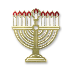 Foil Menorah Silhouette | Hanukkah Decorations for Sale