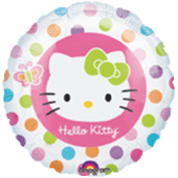 Balloon Kitty With Flowers PNG High Quality Perfect for your